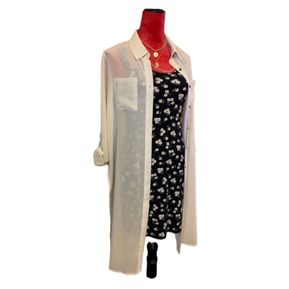 STYLISH WOMEN BUNDLE OUTFIT | DRESS | LONGLINE BUTTON UP BLOUSE - Picture 3 of 16